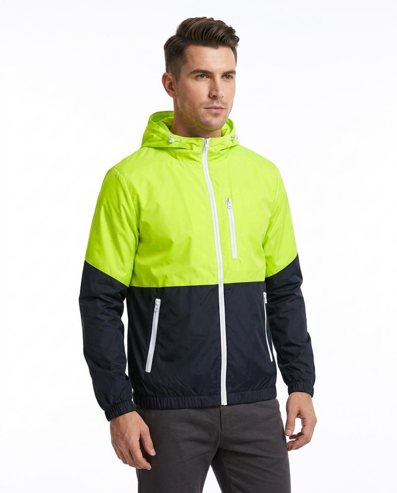 REI-Outlet24 - Caral | Color-Block Hooded Jacket Men