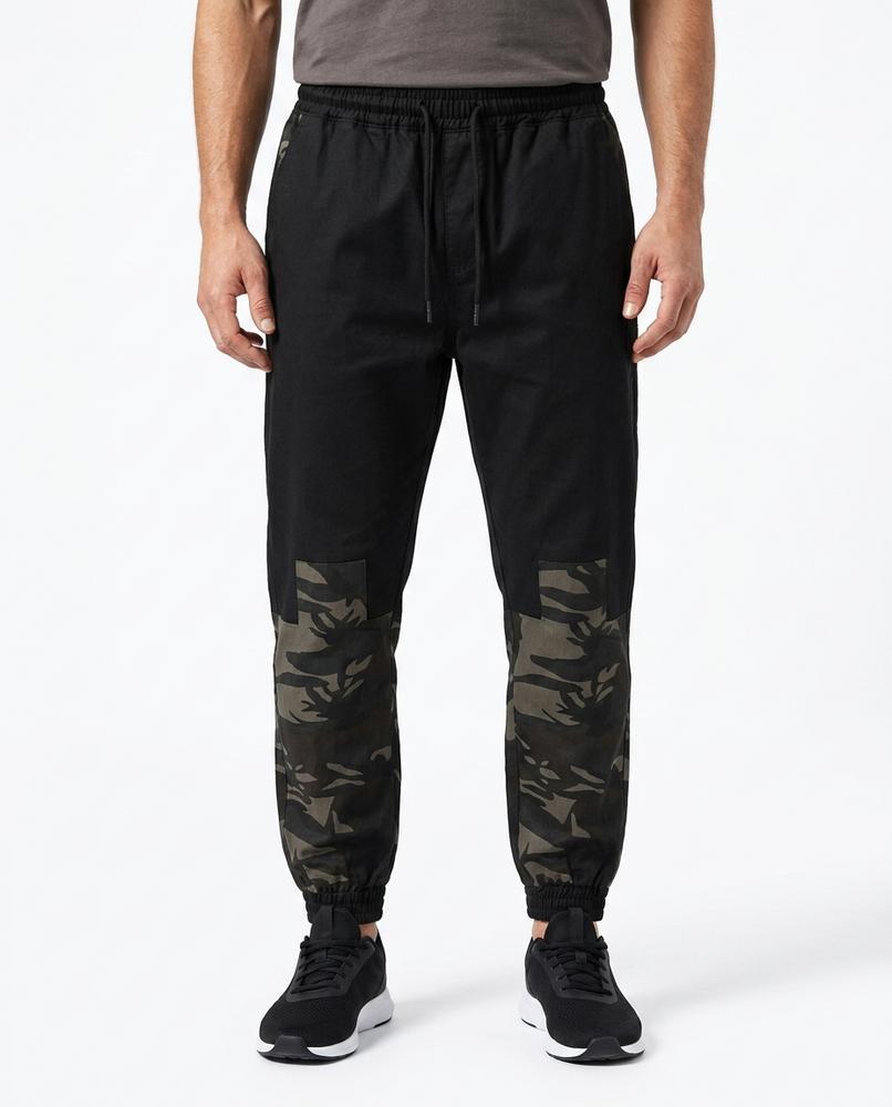 REI-Outlet24 - Noran | Two-Tone Camouflage-Detail Pants Men