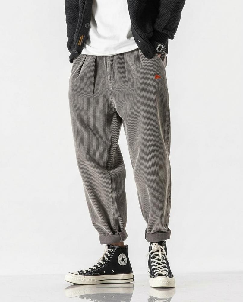 REI-Outlet24 - Rilen | Corduroy Pleated Pants Unisex