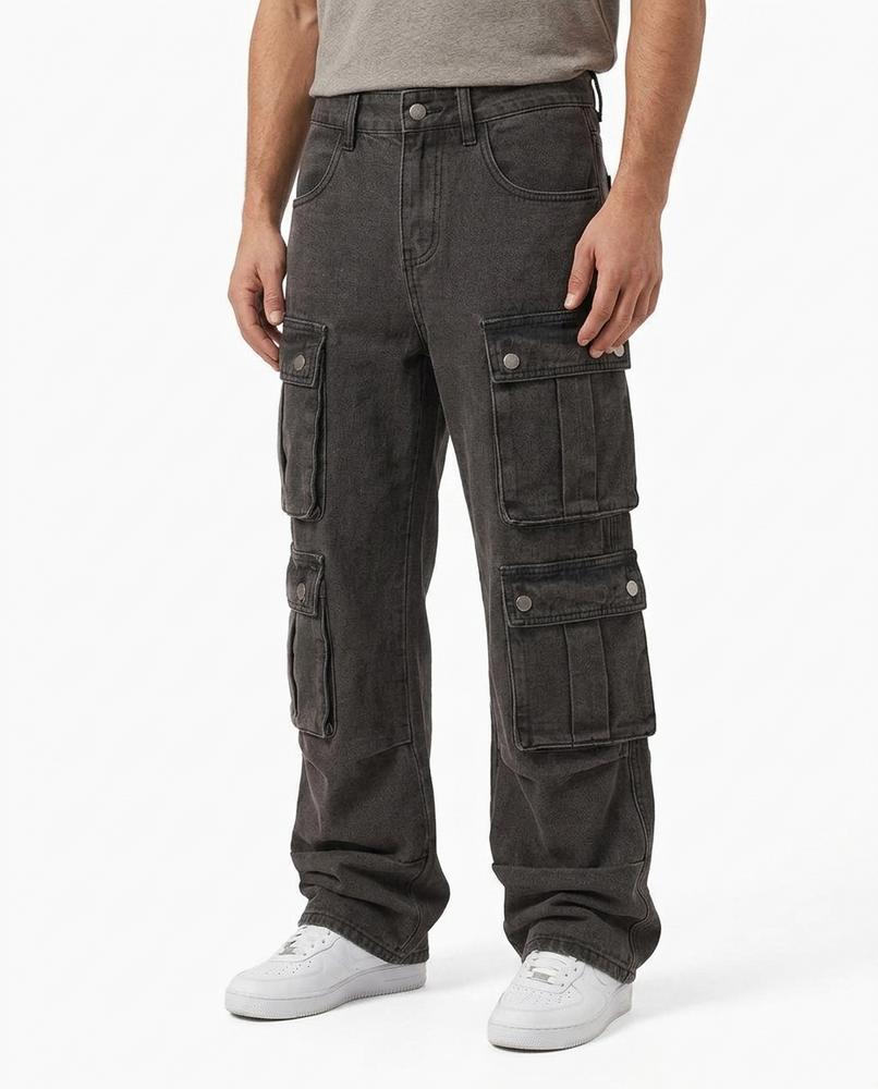 REI-Outlet24 - Tiram | Denim Cargo Pants Men