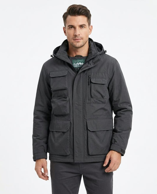 REI-Outlet24 - Noram | Hooded Multi-Pocket Jacket Men