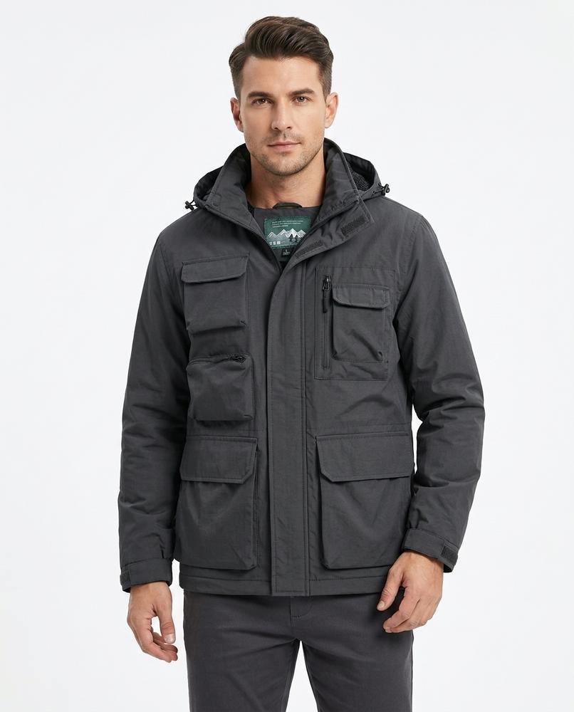 REI-Outlet24 - Noram | Hooded Multi-Pocket Jacket Men