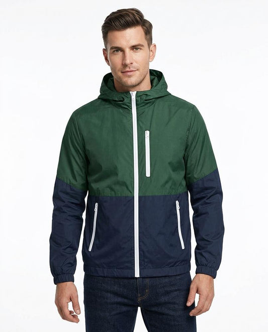 REI-Outlet24 - Caral | Color-Block Hooded Jacket Men