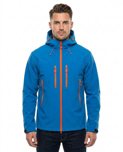 REI-Outlet24 - Marev | Hooded Contrast-Zip Jacket Men