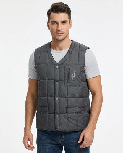 REI-Outlet24 - Kanav | Quilted Snap-Button Vest Men
