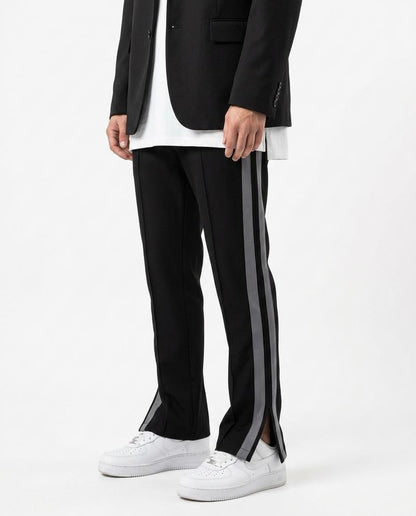 REI-Outlet24 - Kasel | Striped Slit-Hem Pants Men