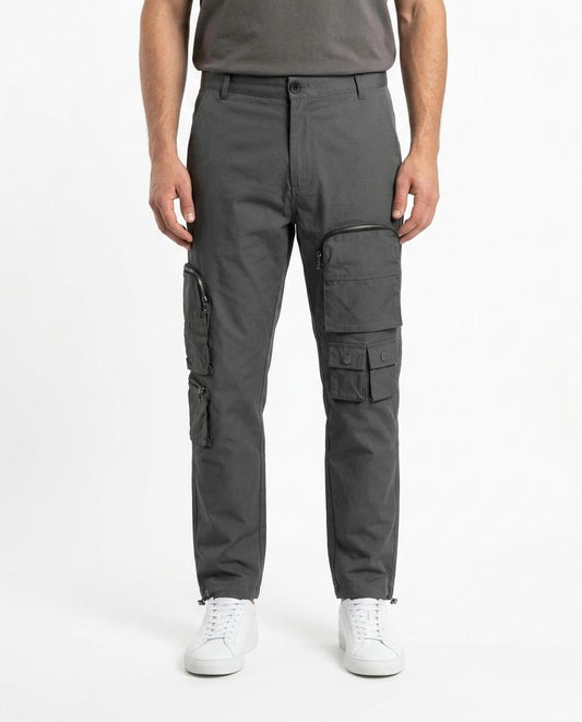 REI-Outlet24 - Lelan | Multi-Pocket Straight-Cut Pants Men