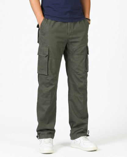 REI-Outlet24 - Dasan | Straight-Cut Multi-Pocket Pants Men