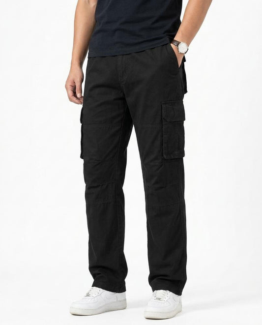 REI-Outlet24 - Dasan | Straight-Cut Multi-Pocket Pants Men