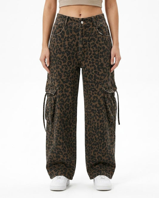 REI-Outlet24 - Lyver | Leopard Print Cargo Pants Women