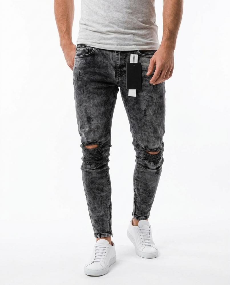 REI-Outlet24 - Nemir | Acid Wash Ripped Pants Men