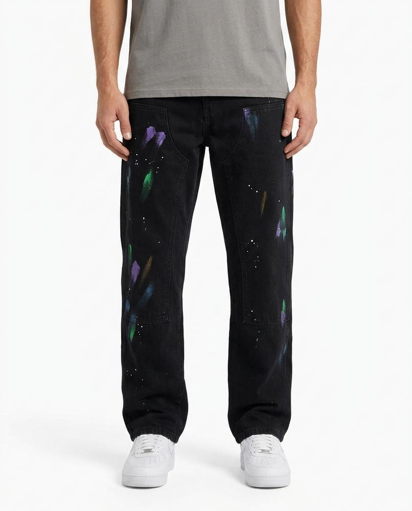 REI-Outlet24 - Damer | Paint-Splatter Straight-Fit Pants Unisex