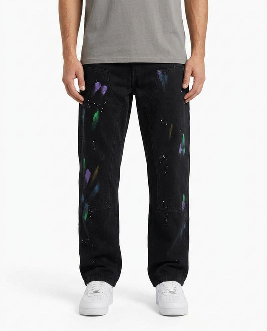 REI-Outlet24 - Damer | Paint-Splatter Straight-Fit Pants Unisex