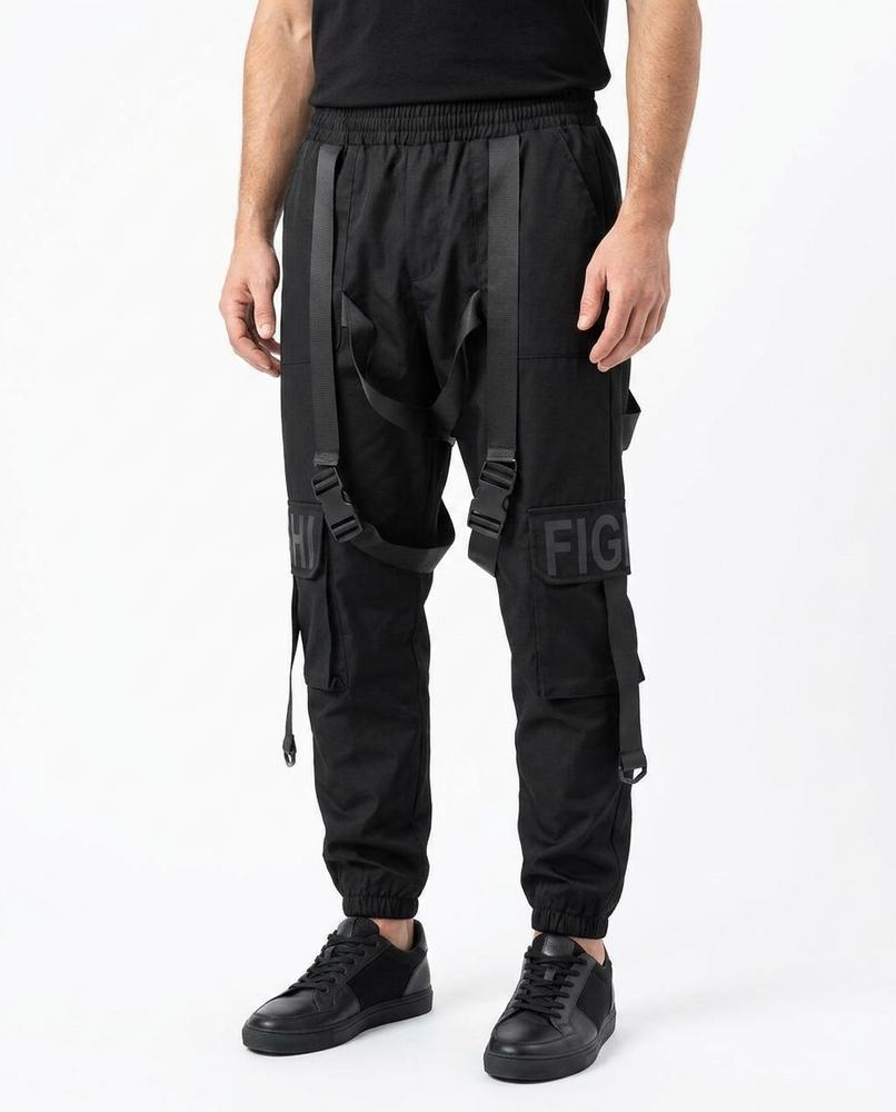 REI-Outlet24 - Matal | Strap-Detailed Tapered Pants Men