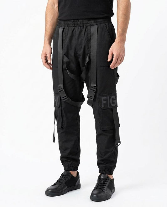 REI-Outlet24 - Matal | Strap-Detailed Tapered Pants Men