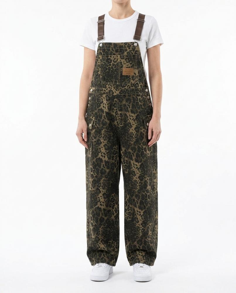 REI-Outlet24 - Tisol | Leopard-Print Wide-Leg Pants Unisex