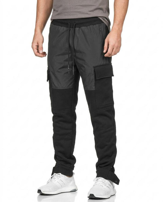 REI-Outlet24 - Nimel | Mixed-Material Tapered-Fit Pants Men