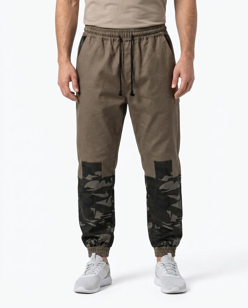 REI-Outlet24 - Noran | Two-Tone Camouflage-Detail Pants Men
