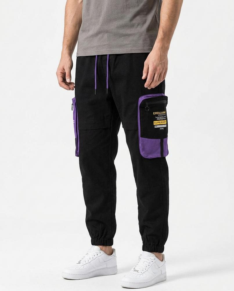 REI-Outlet24 - Nirel | Color-Block Drawstring Pants Men