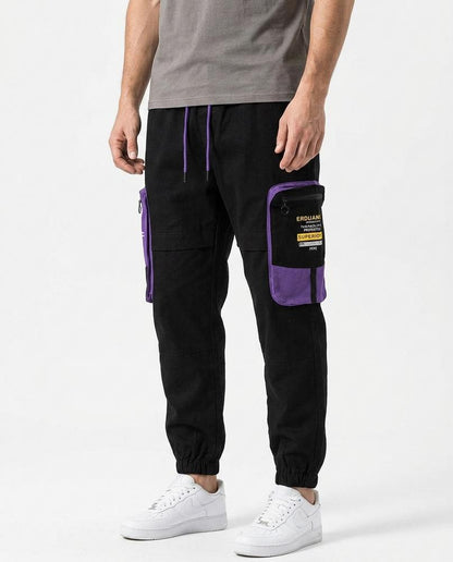REI-Outlet24 - Nirel | Color-Block Drawstring Pants Men