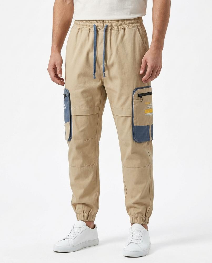 REI-Outlet24 - Nirel | Color-Block Drawstring Pants Men