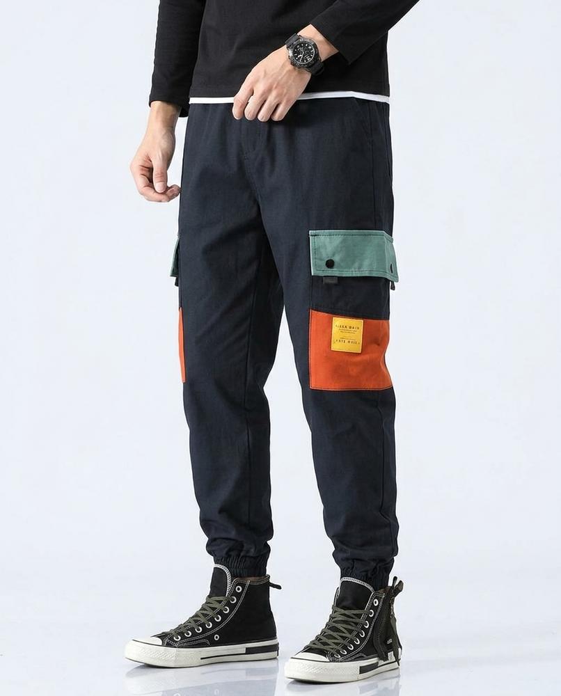 REI-Outlet24 - Lalev | Color-Block Drawstring Pants Men
