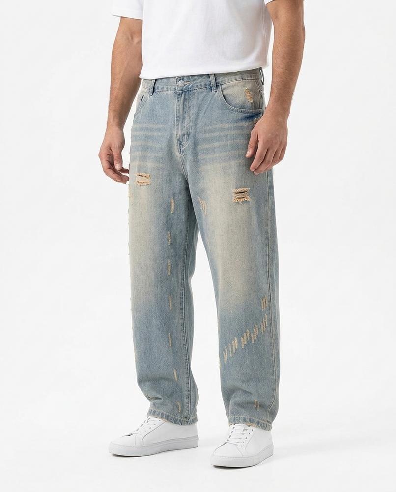 REI-Outlet24 - Alsen | Washed Distressed Pants Men