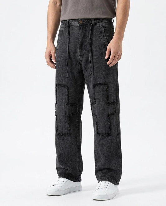 REI-Outlet24 - Lalan | Washed Patched Pants Men