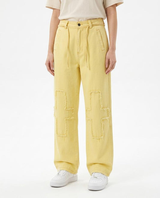 REI-Outlet24 - Lalan | Washed Patched Pants Men
