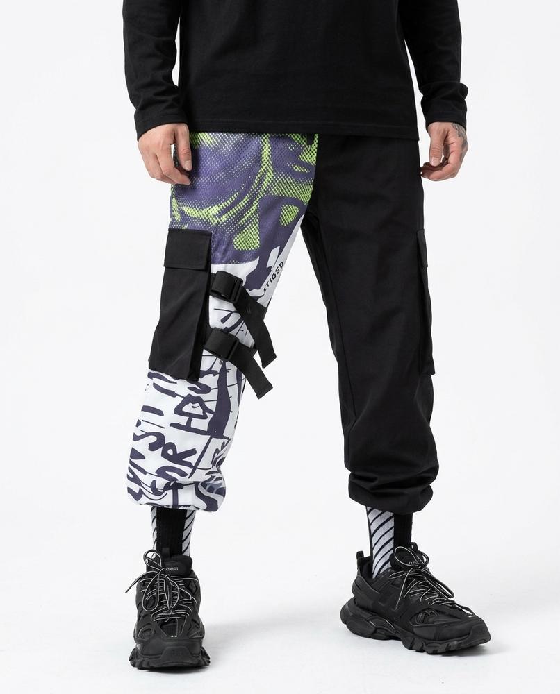 REI-Outlet24 - Arnal | Asymmetrical Graphic-Print Pants Men