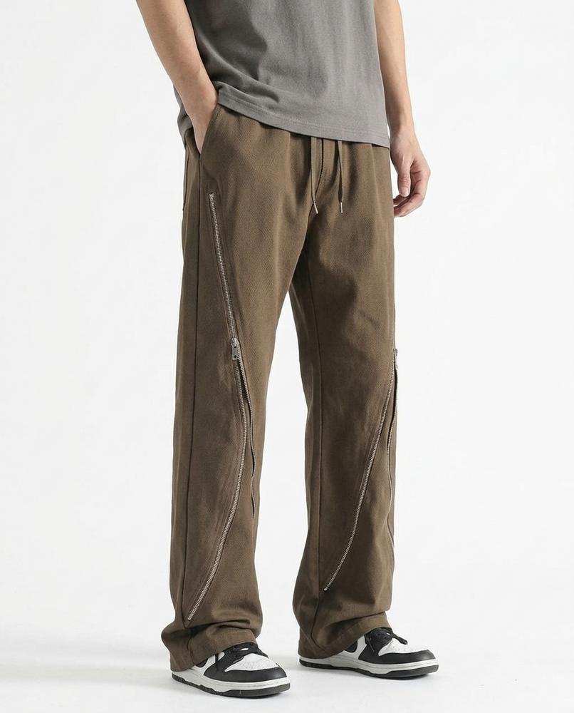 REI-Outlet24 - Zelen | Loose-Fit Zippered Pants Unisex