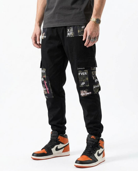REI-Outlet24 - Saran | Patched Cargo-Style Pants Men