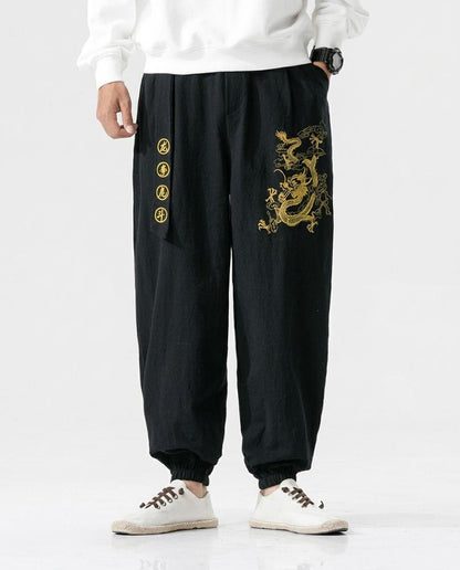 REI-Outlet24 - Lovar | Embroidered Loose-Fit Pants Men