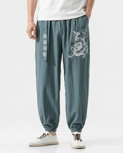 REI-Outlet24 - Lovar | Embroidered Loose-Fit Pants Men