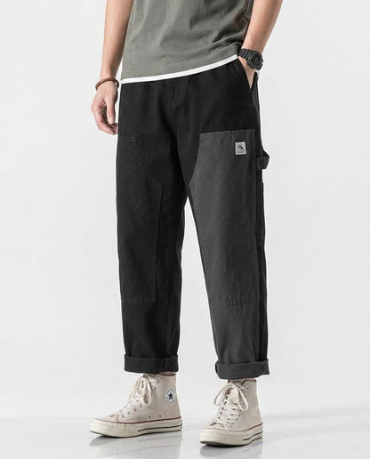 REI-Outlet24 - Seram | Wide-Leg Two-Tone Pants Men