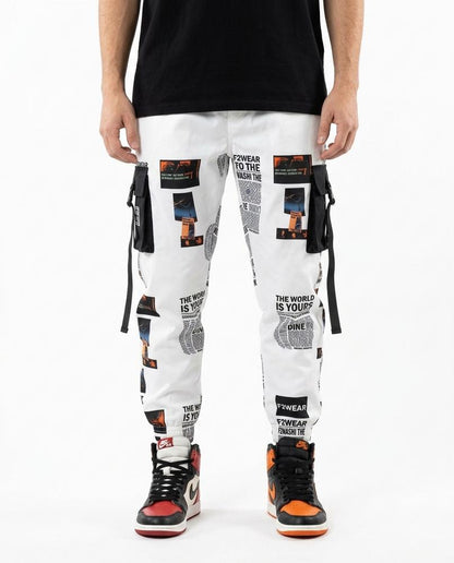 REI-Outlet24 - Yovar | Graphic-Print Tapered Pants Unisex